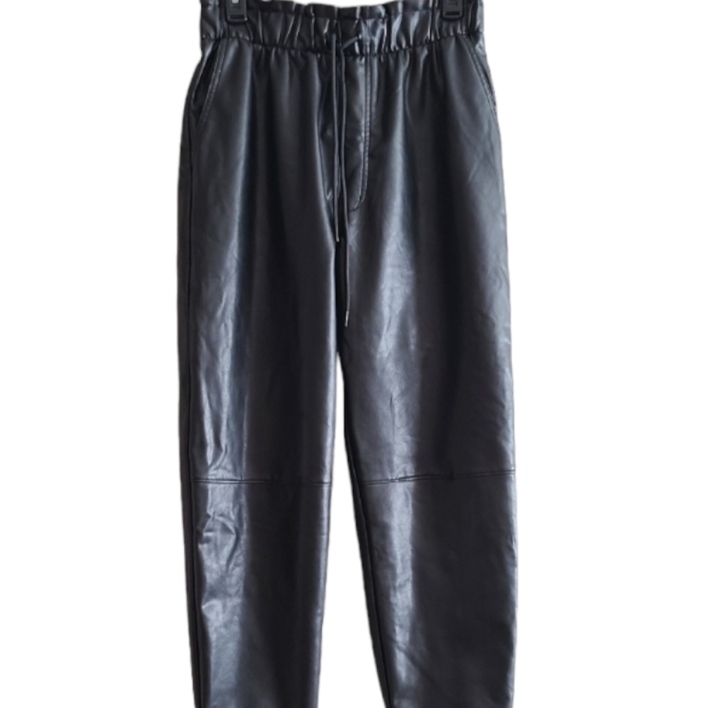 Ambercrombie & Fitch faux leather pants.